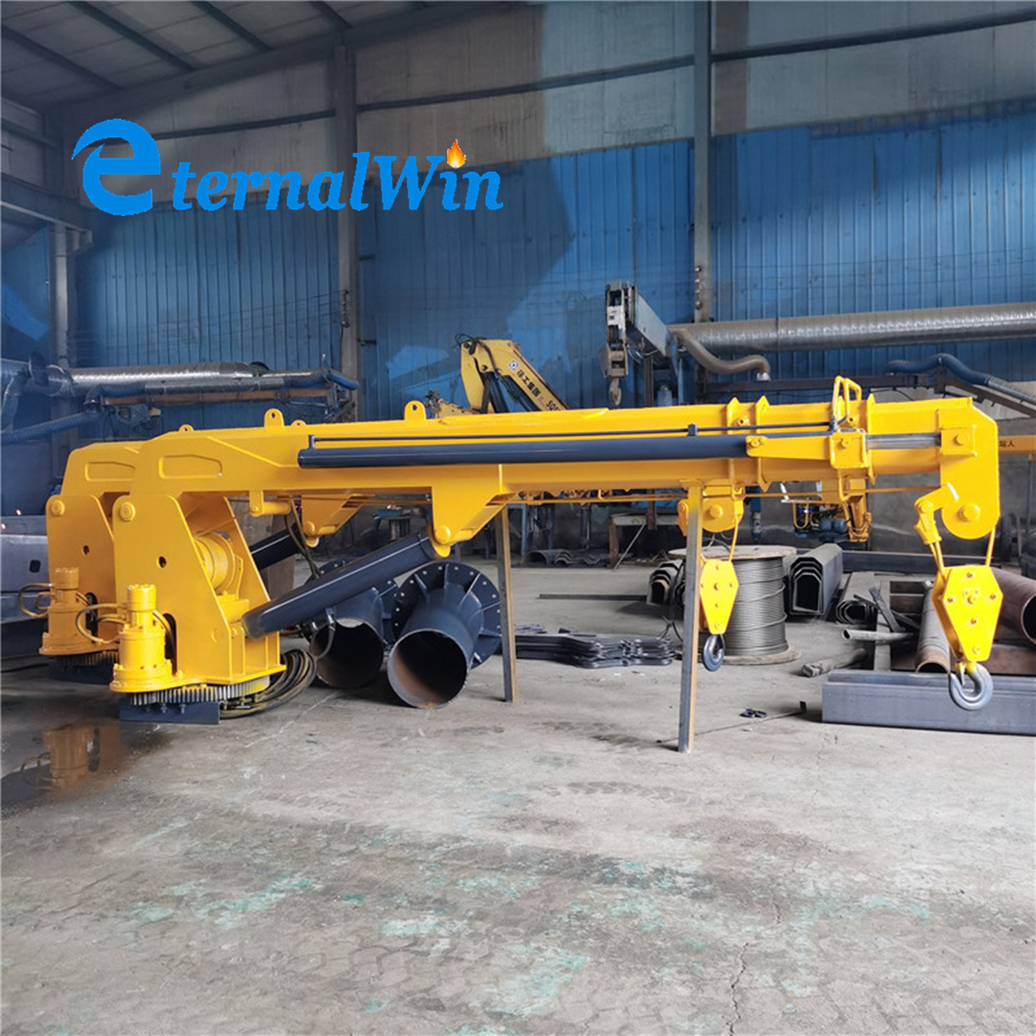 Hydraulic 30t Marine Deck Crane with Advanced Components