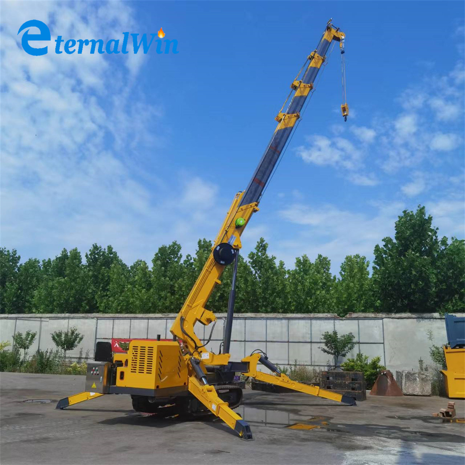 
                Hydraulic Mini Crane 3 Ton 5 Ton Mini Spider Crawler Crane 8 Ton 10 Ton 12 Ton Crawler Crane
            