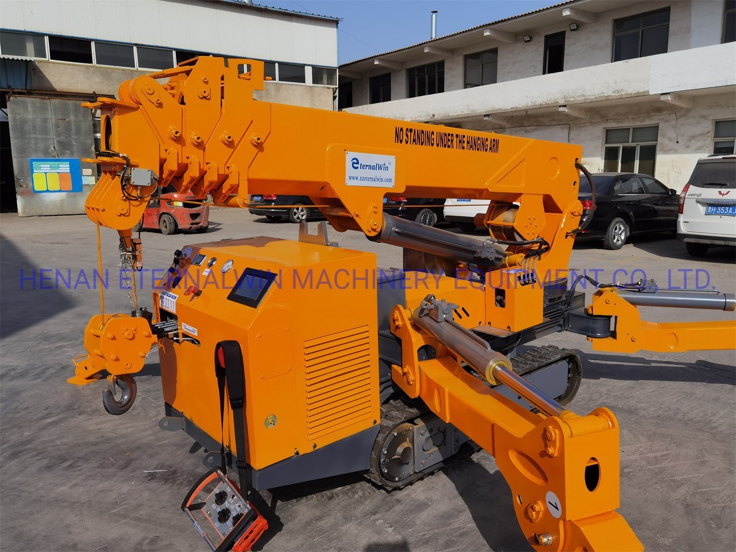 Hydraulic Spider Crane Crawler Crane with Telescopic Outrigger Cranes for Narrow Space