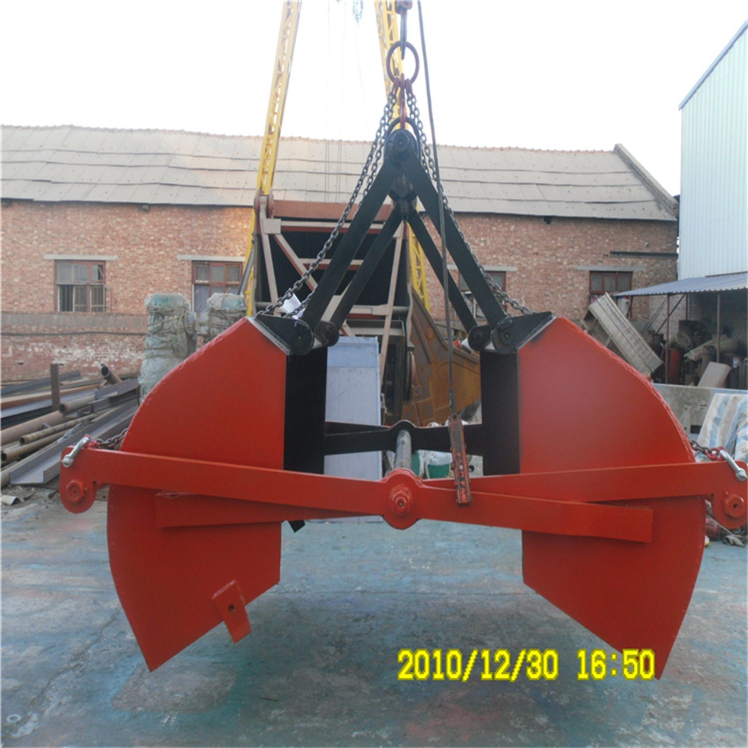 Hydraulic Two-Flap Grab Bucket Grab Bucket Crane for Marine Ship Port Crane