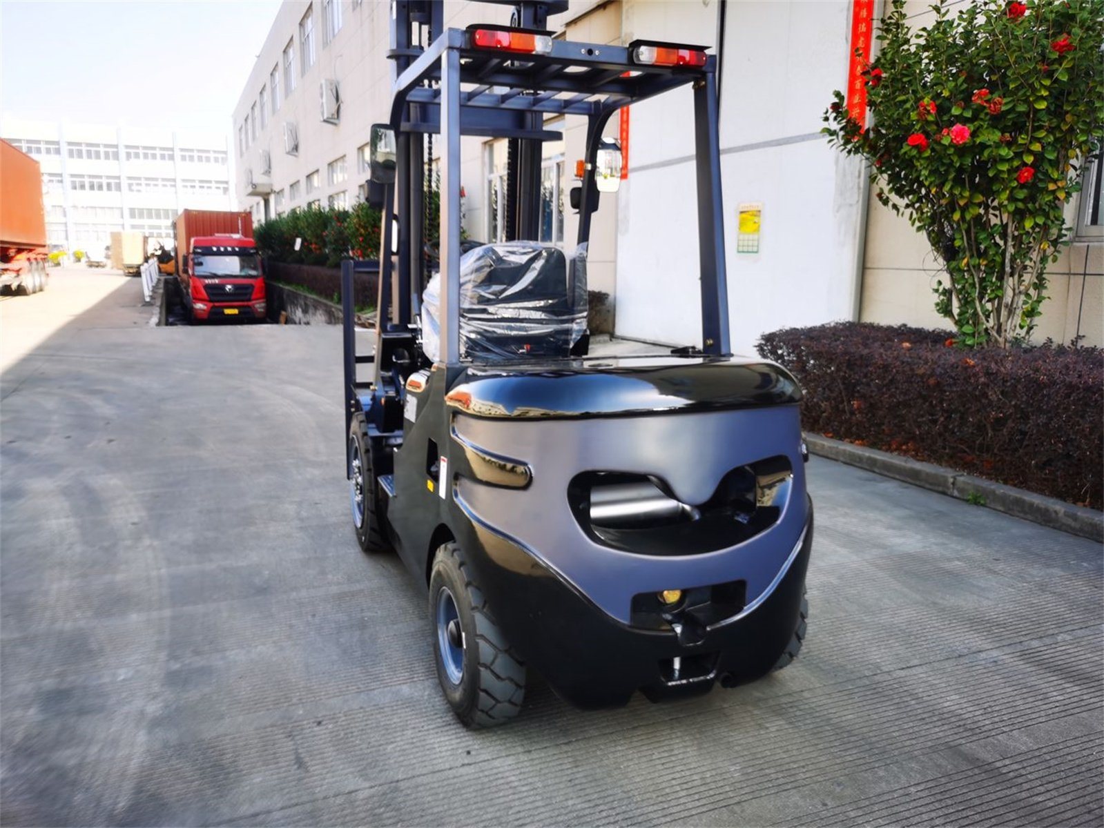 Hysterical Counterweight Snow Plow Forklift