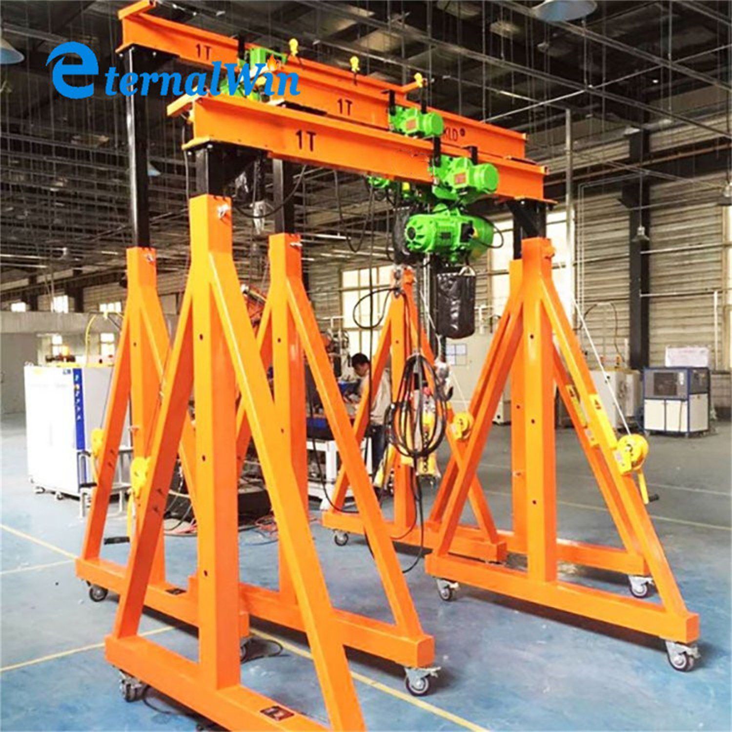 Indoor Single Girder Gantry Crane 2t 3t Warehouse Lifting Crane Small Portable Mobile Gantry Cranes for Malaysia