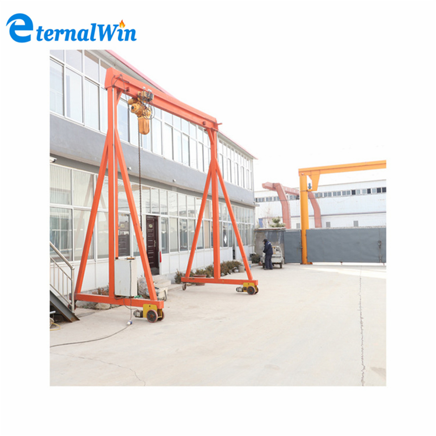 China 
                Indoor Warehouse High Performance Industrial Rail Mounted Single Girder Gantry Crane
             supplier