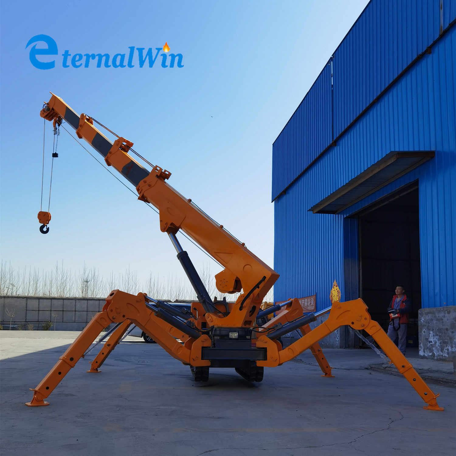 China 
                Industrial Crane Supplier China Crane Manufacturer Mini Electric Crawler Crane with CE
             supplier