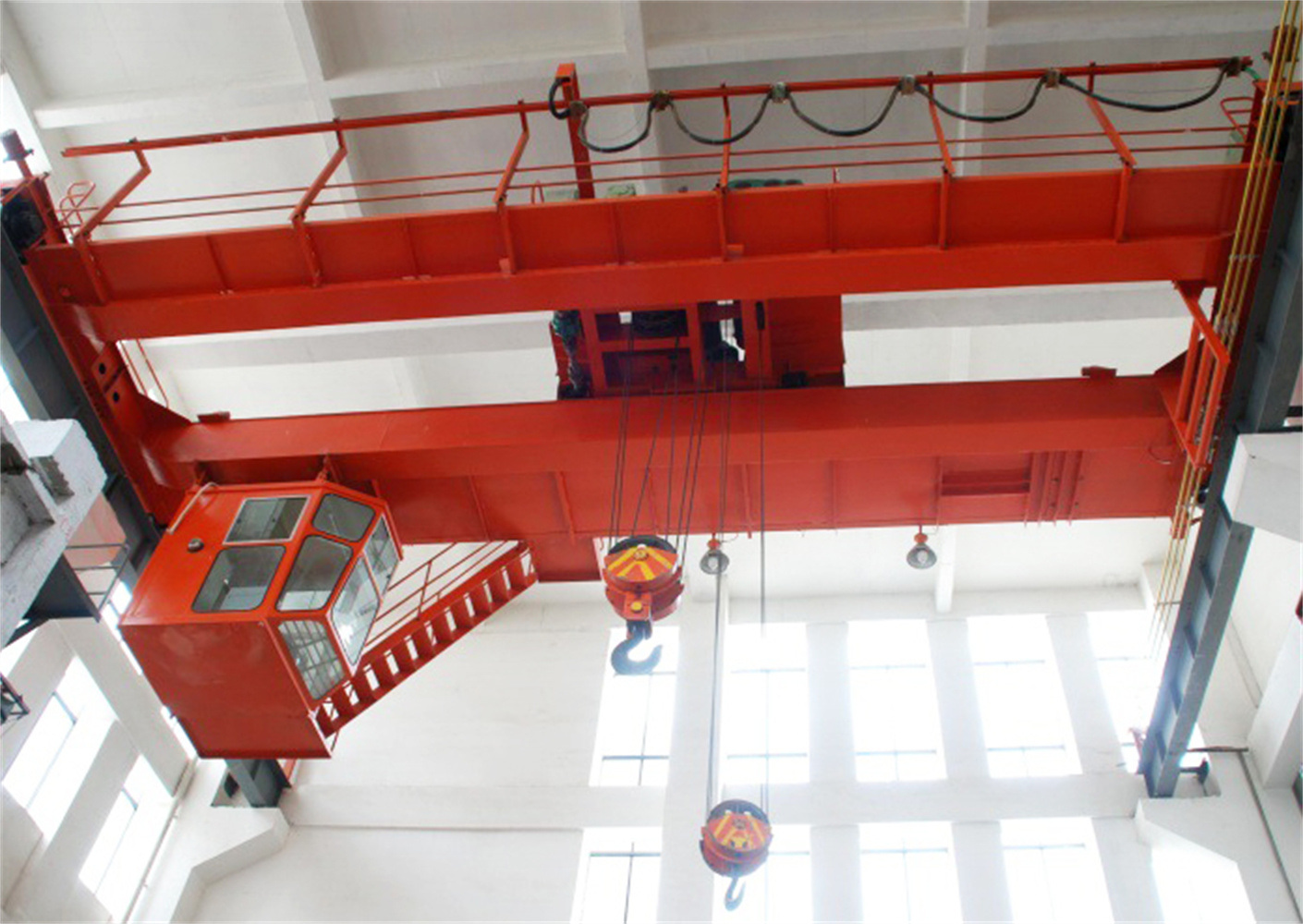 Industrial Workstation Workshop Double Beam Overhead Bridge Crane