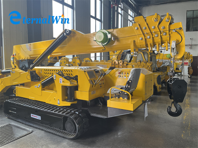 Kb5.0 5tons Hydraulic Mobile Crawler Spider Crane with CE Certificate