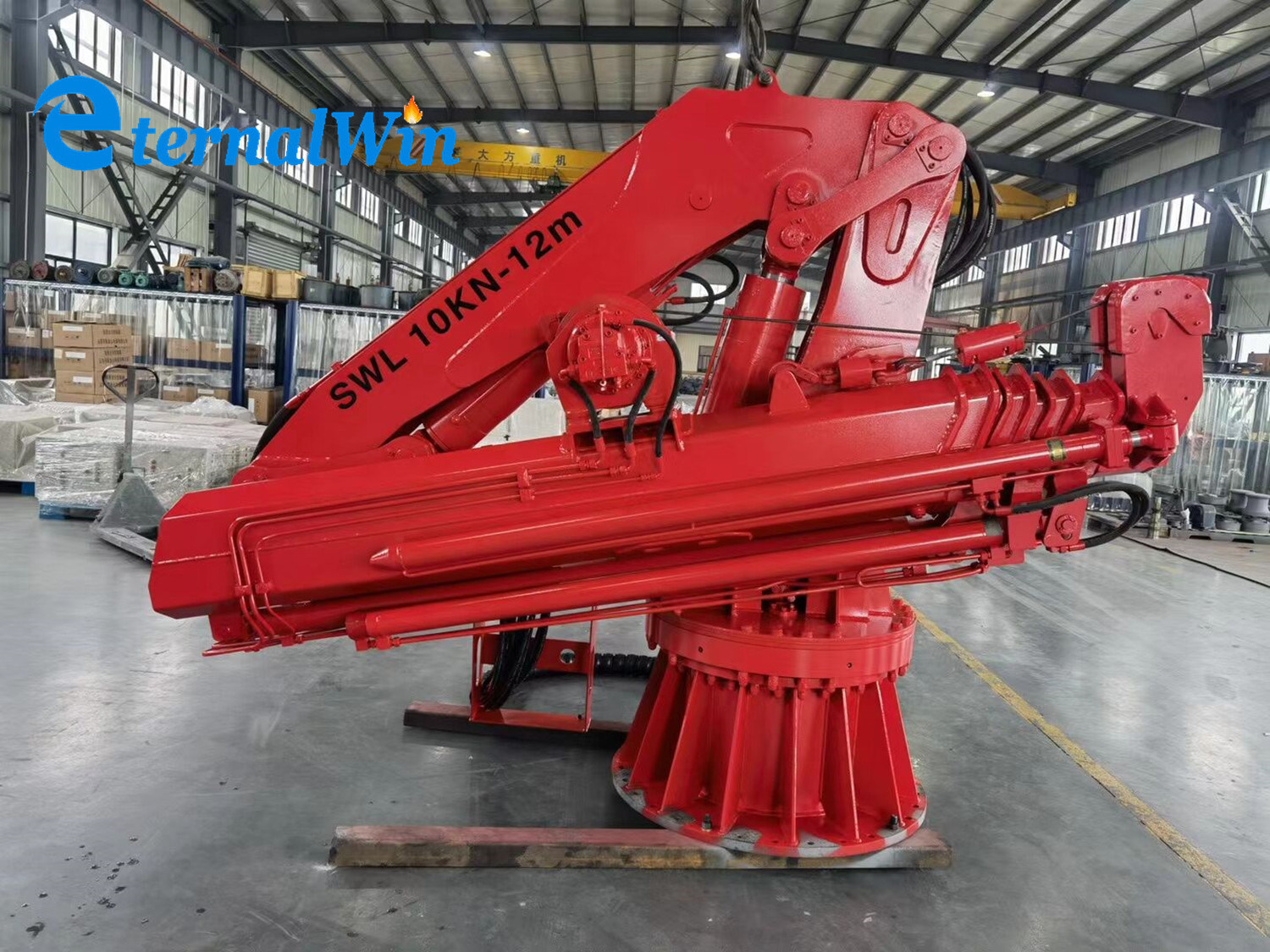 Knuckle Telescopic Boom/Beam Deck Ship Marine Crane