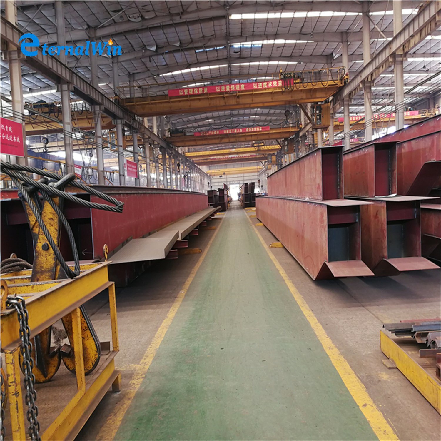 China 
                Precio de fabricante Eternalwin marca de 5 toneladas de 10 Ton 15 Ton el doble de Puente Grúa de techo viga de acero Almacén
             proveedor