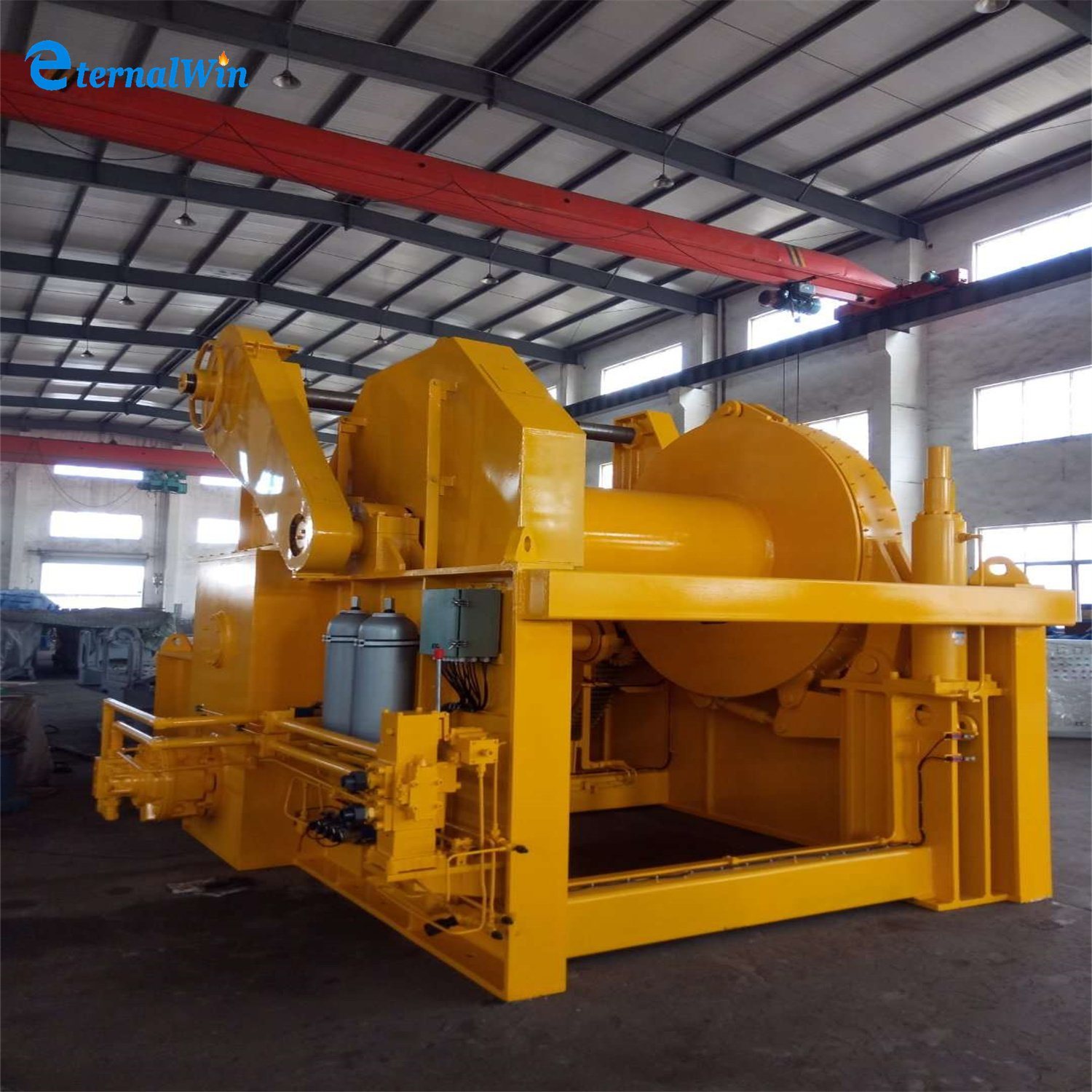 China 
                Marine Electric Diesel Engine Vertical Capstan 15t Double Drum Marine Hydraulic Anchor Winch Windlass for Pulling Ship Lifting Equipment
             supplier