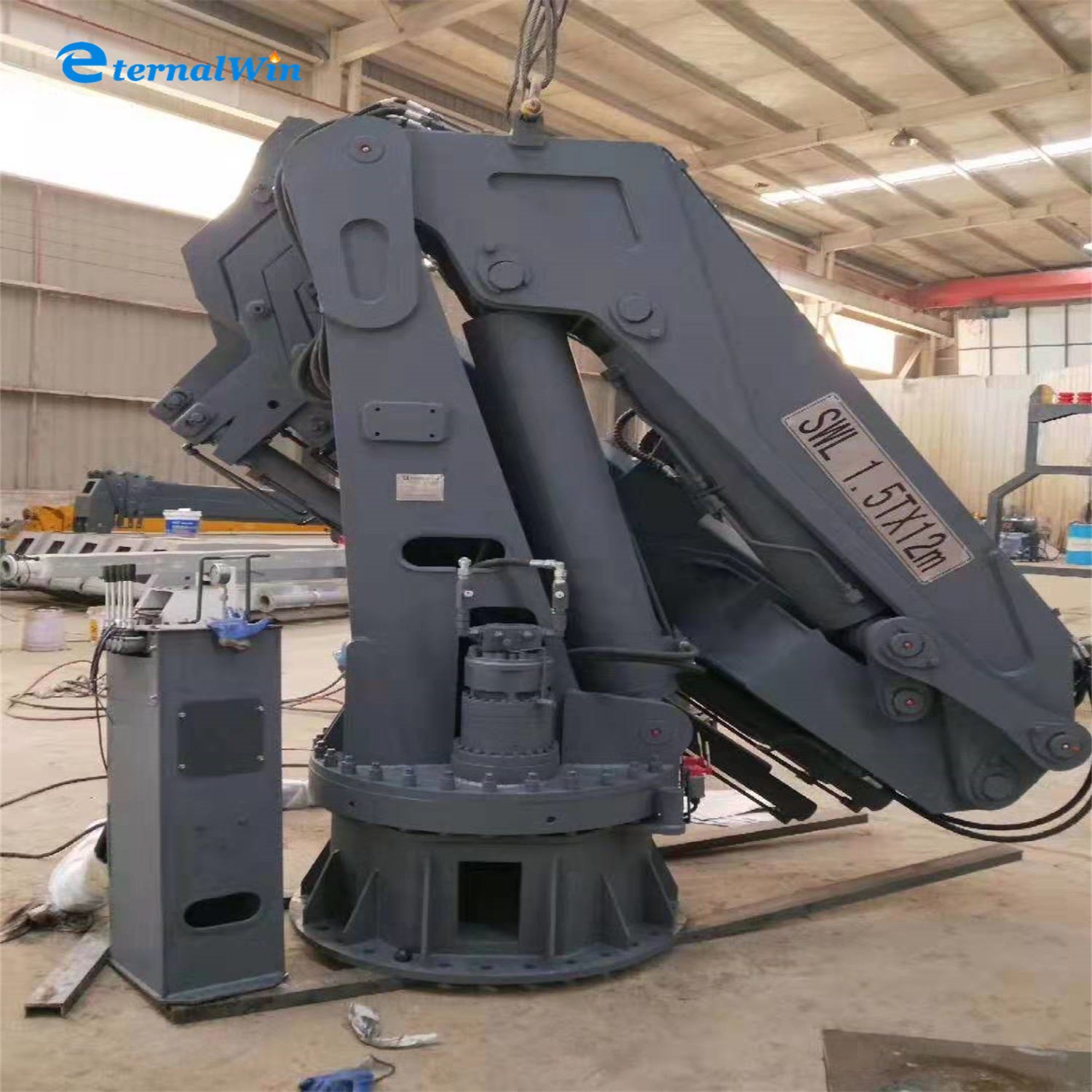 China 
                Marine Hydraulic Barge Ship Boat Crane for 30t
             supplier