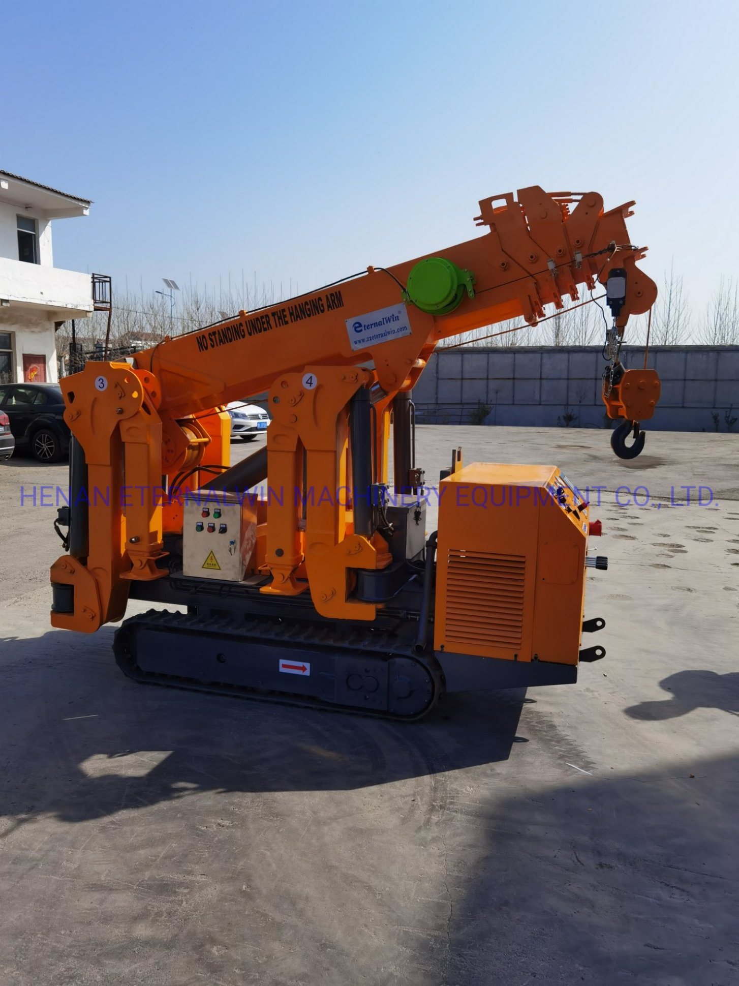 Massive Durable 3t Spider Crawler Crane with Oil Leak Proof