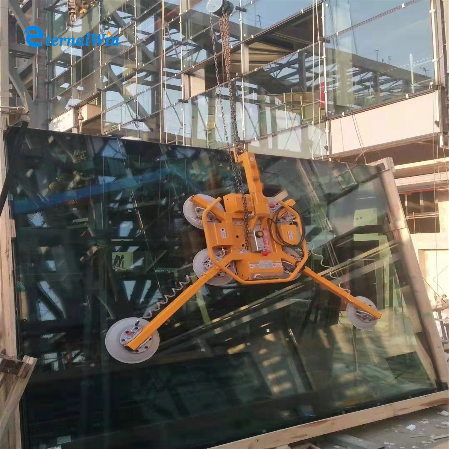 Mechanical Suction Cup Vacuum Glass Sucker Lifter 400kg 600kg