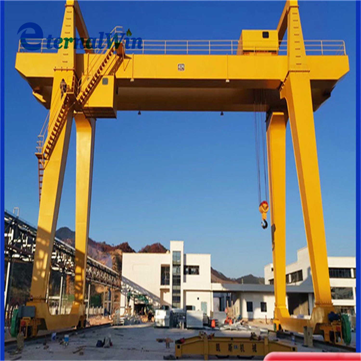 China 
                Mg Model 120 ton Double Beam Hook Gantry Crane Prijs
             leverancier