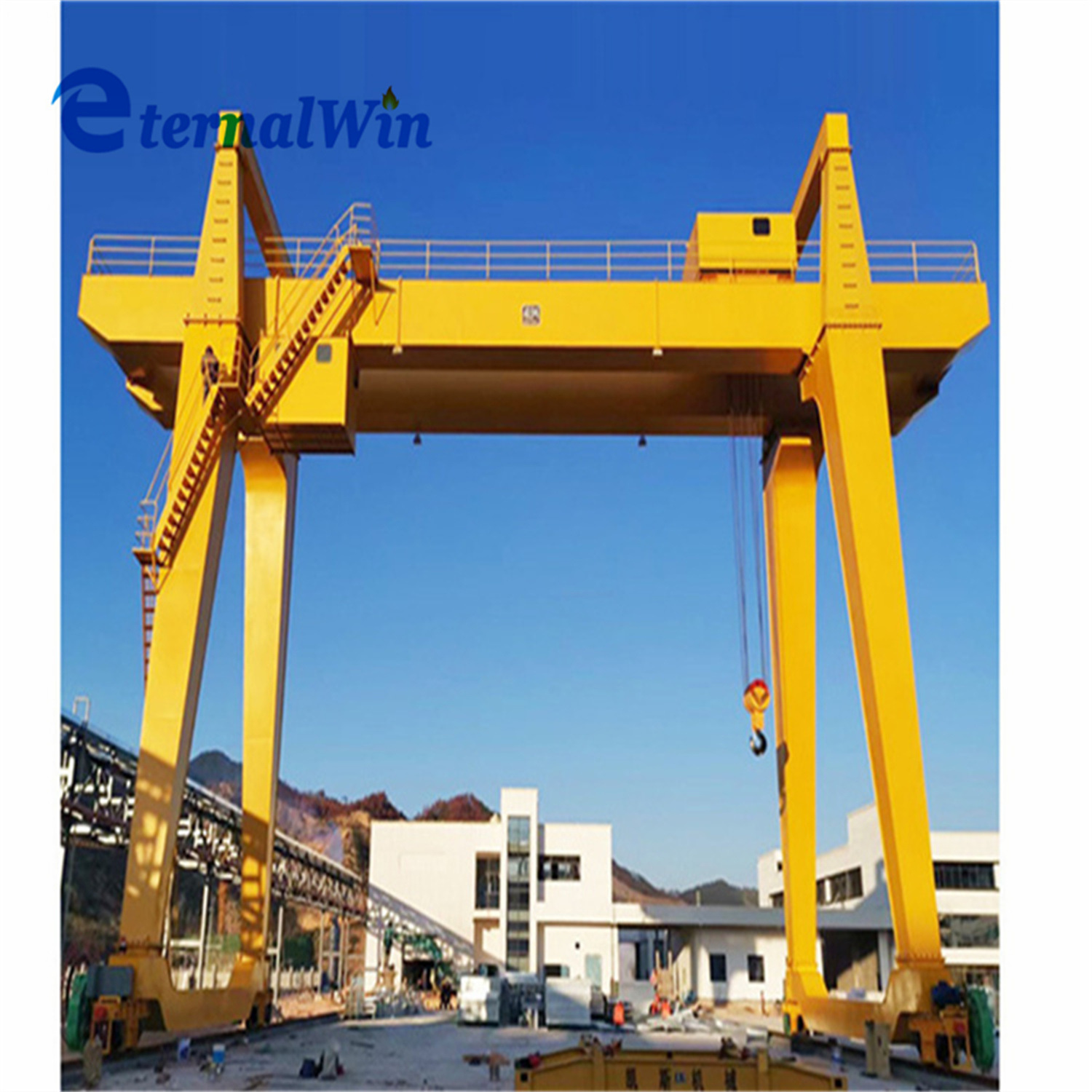 China 
                Mg Model Europe Style Double Girder Beam Mobile Gantry Crane Te koop in werkplaats binnen
             leverancier