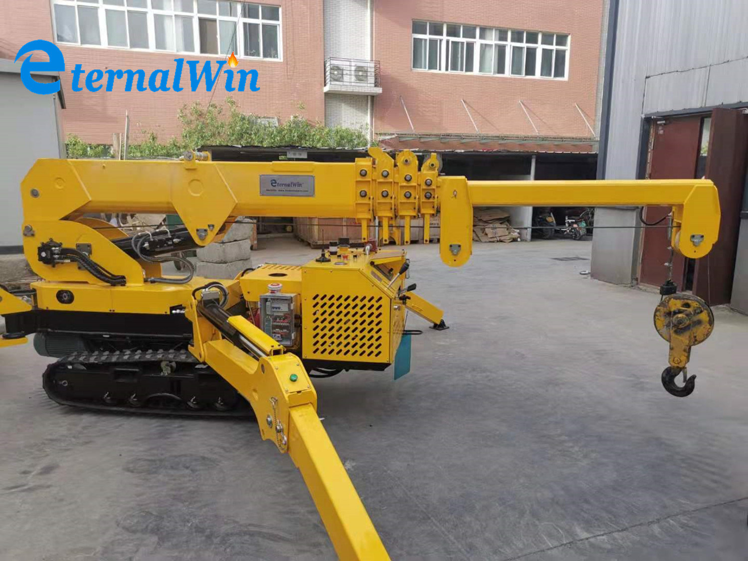 China 
                Mini Crawler Spider Crane wordt gebruikt in de architecturale glazing
             leverancier