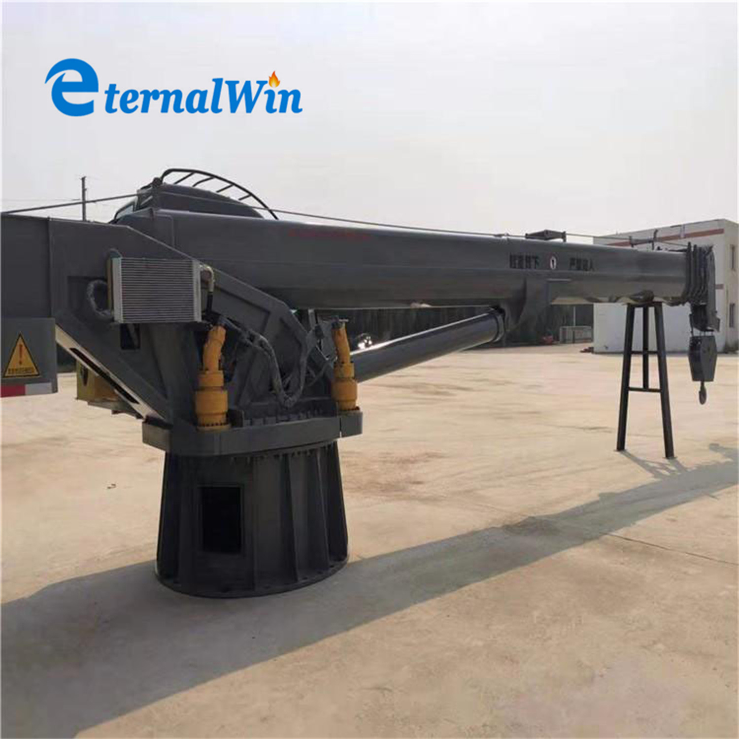 Mini Deck Telescopic Boom Marine Crane for Sale