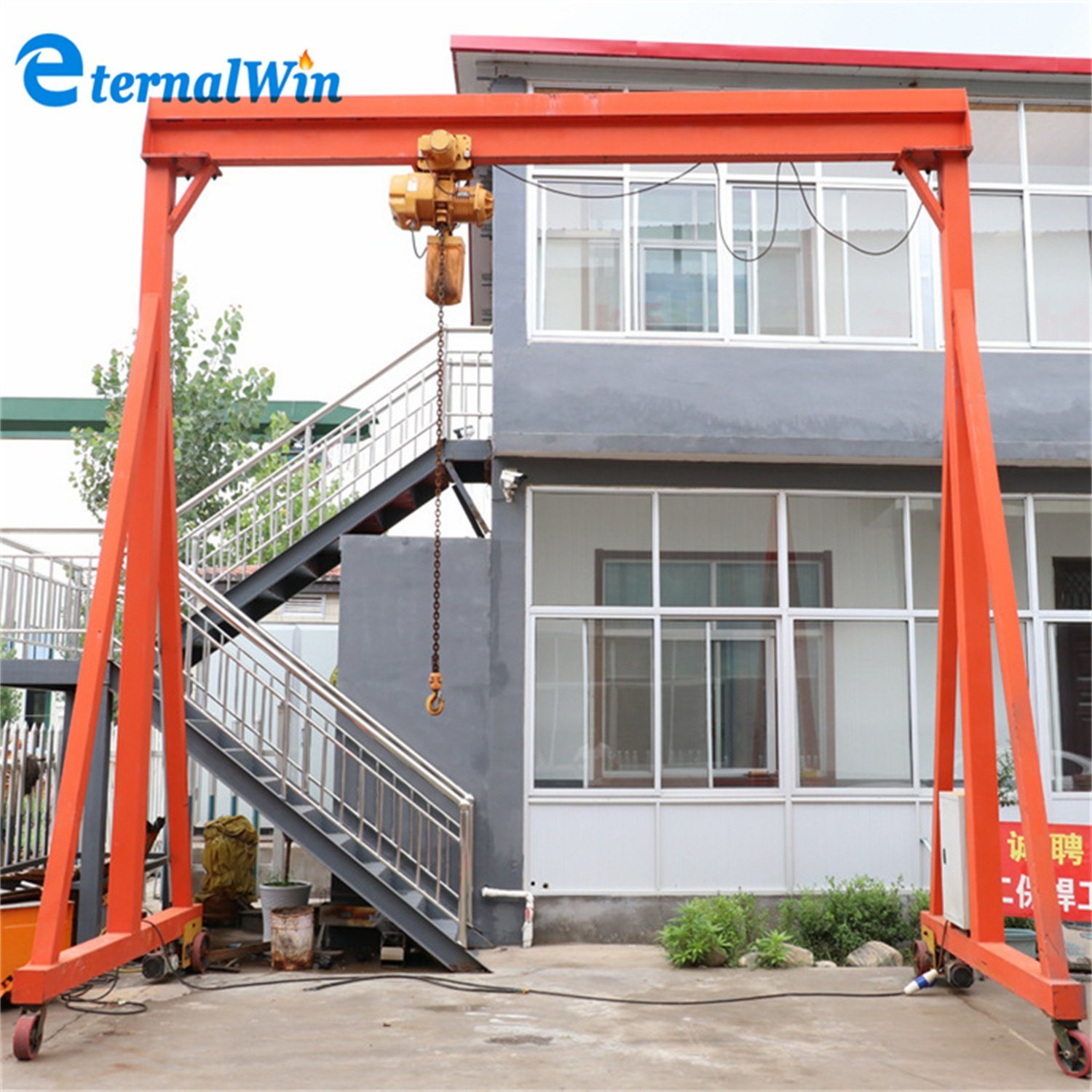 Mini Small Durable Adjustable Height 2ton Gantry Crane with CE Certificate