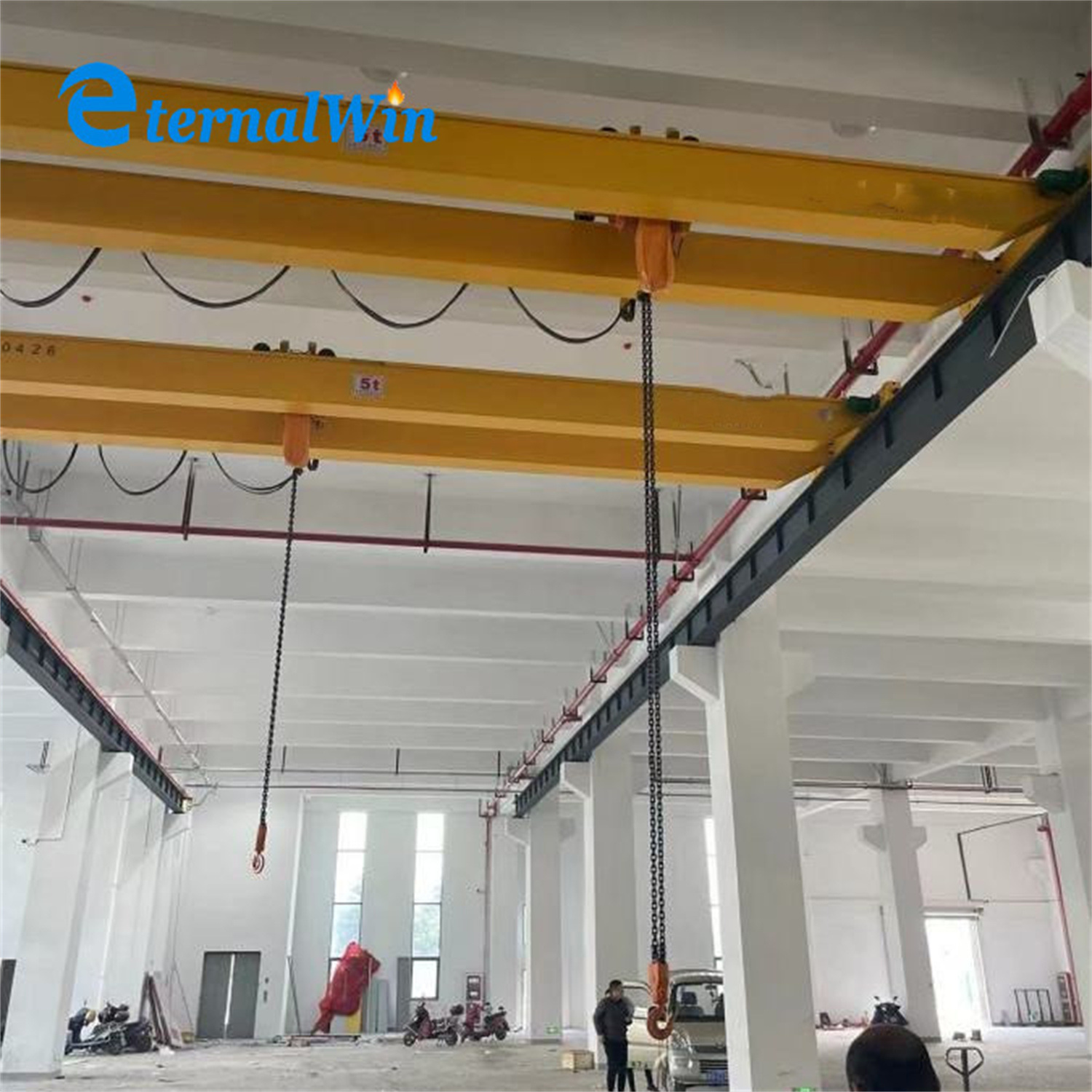 China 
                Motor Driven Double Beam Overhead Bridge Eot Crane
             supplier