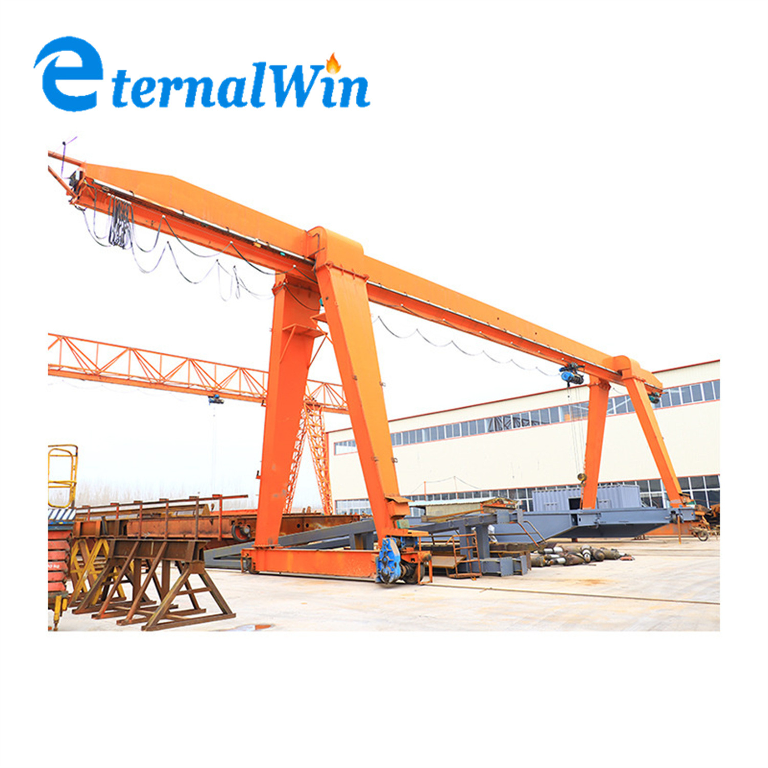 New Update 3 Ton Mobile Gantry Crane Types Simple Structure Manual Small Gantry Crane