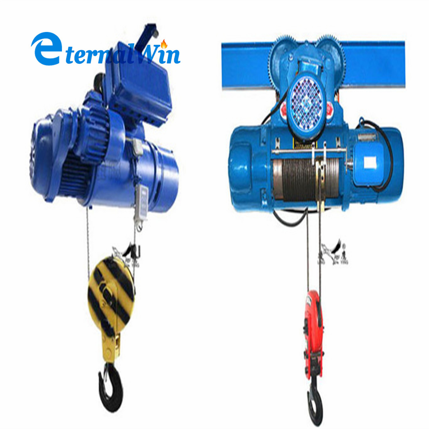 Overhead Crane Use Double Beam Electric Wire Rope Hoist with Trolley