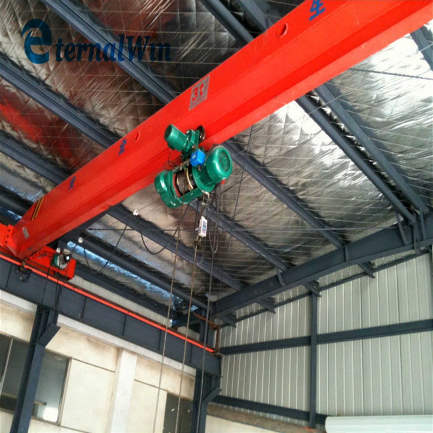 Overhead Crane Workshop Use Single Girder Bridge 5t Eot Crane for Sale