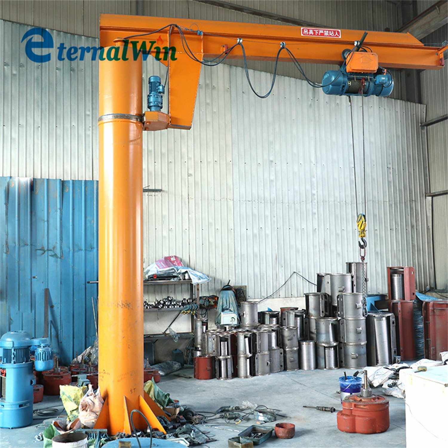 China 
                Pillar Cantilever Jib Crane Electric Hoist Jib Crane for Sale
             supplier