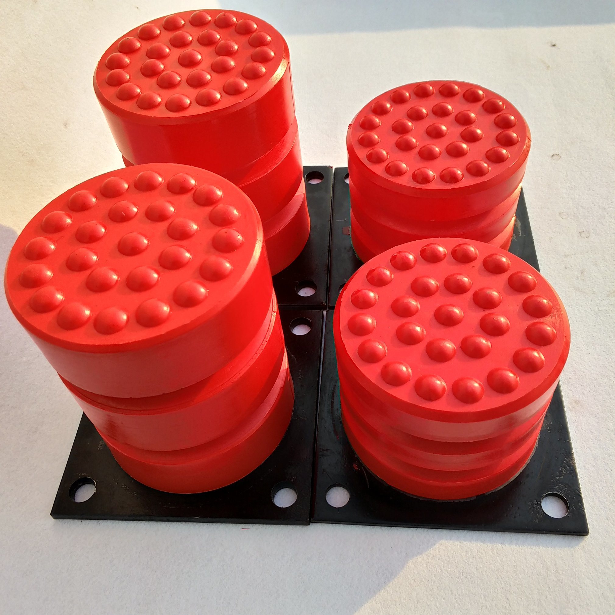 
                Polyrethaan rubberen buffer trillingsdemper overhead Gantry Crane Stop buffer
            