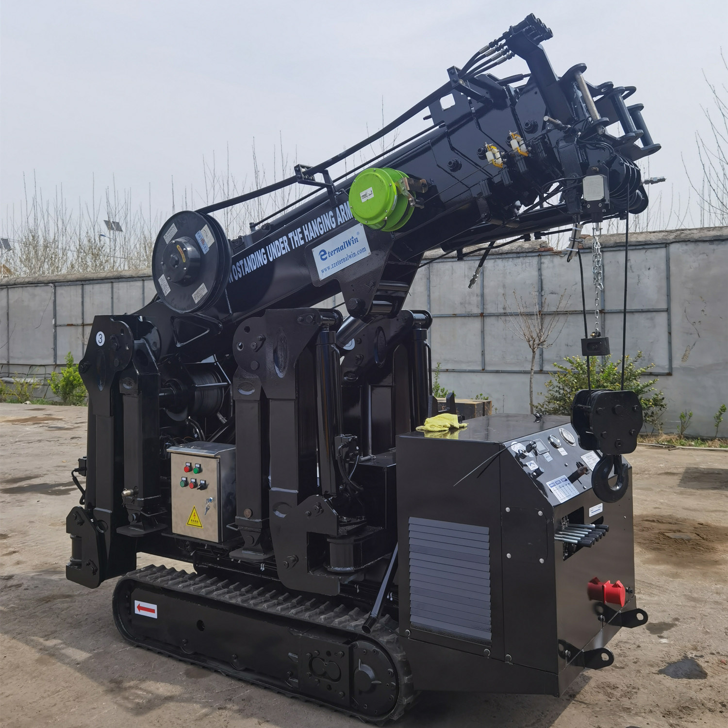 Portable Spider Crane Supplier 3 5 8 Ton Mini Foldable Spider Crawler Crane