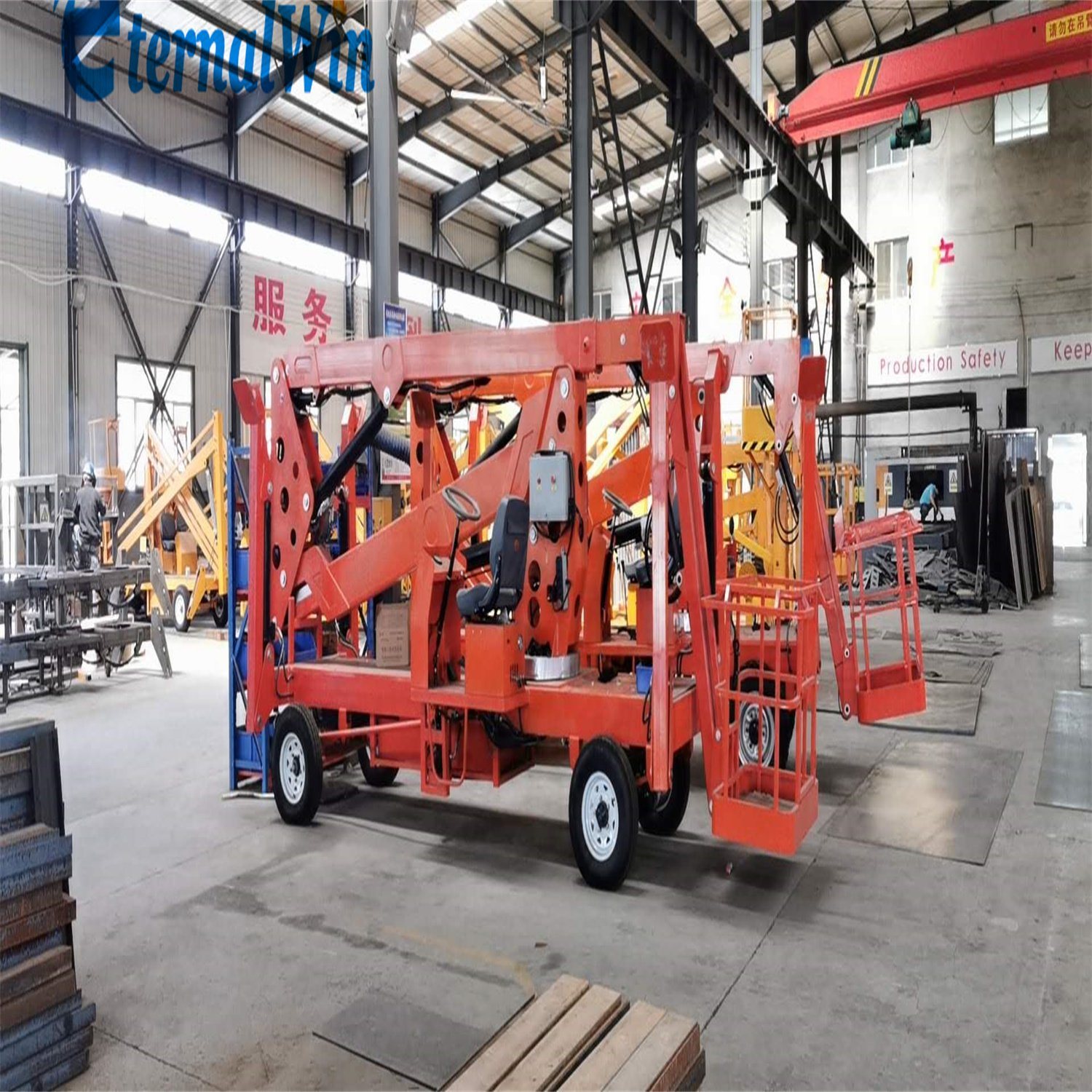 Promotional Trailer Mounted Boom Lift Aerial Working Platform Price for Sale