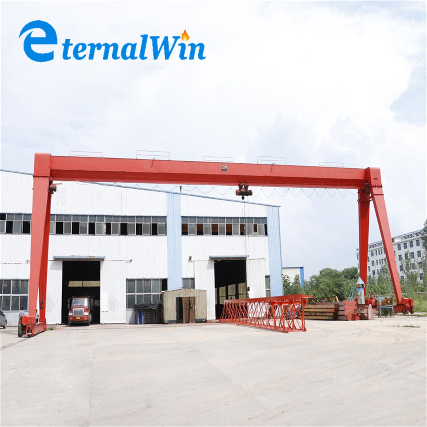 Quay Gantry Crane China Warehouse Lifting 20t Mobile Box Model Electric Single Girder Gantry Crane