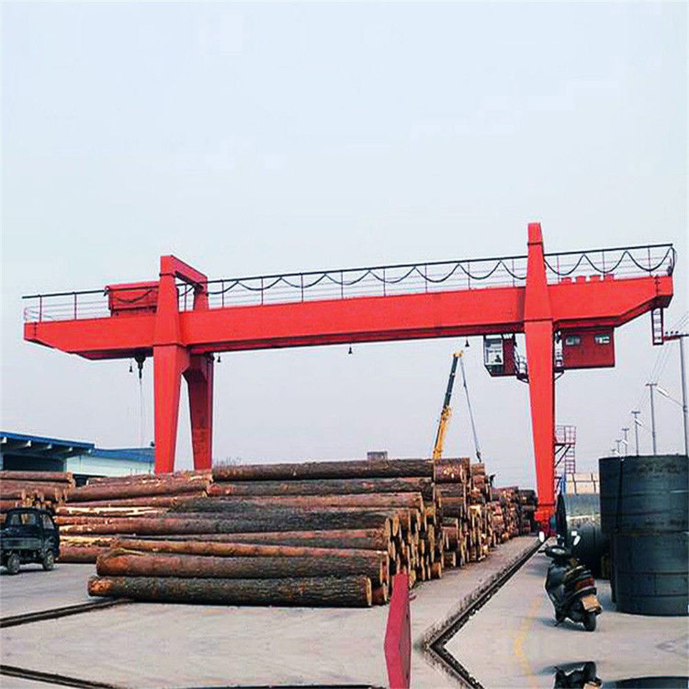 China 
                Rail Mounted Double Girder Gantry Crane From China
             supplier
