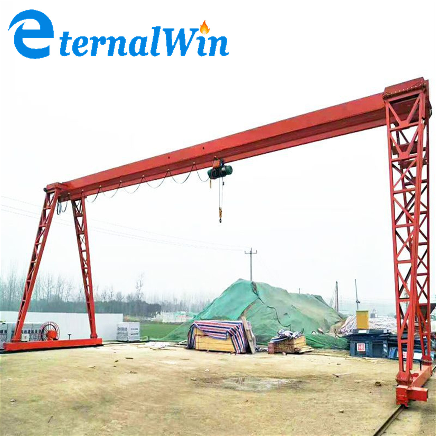 
                Rail Mounted Gantry Crane Price Single Girder Gantry Crane Outdoor Indoor Light Weight Gantry Crane
            