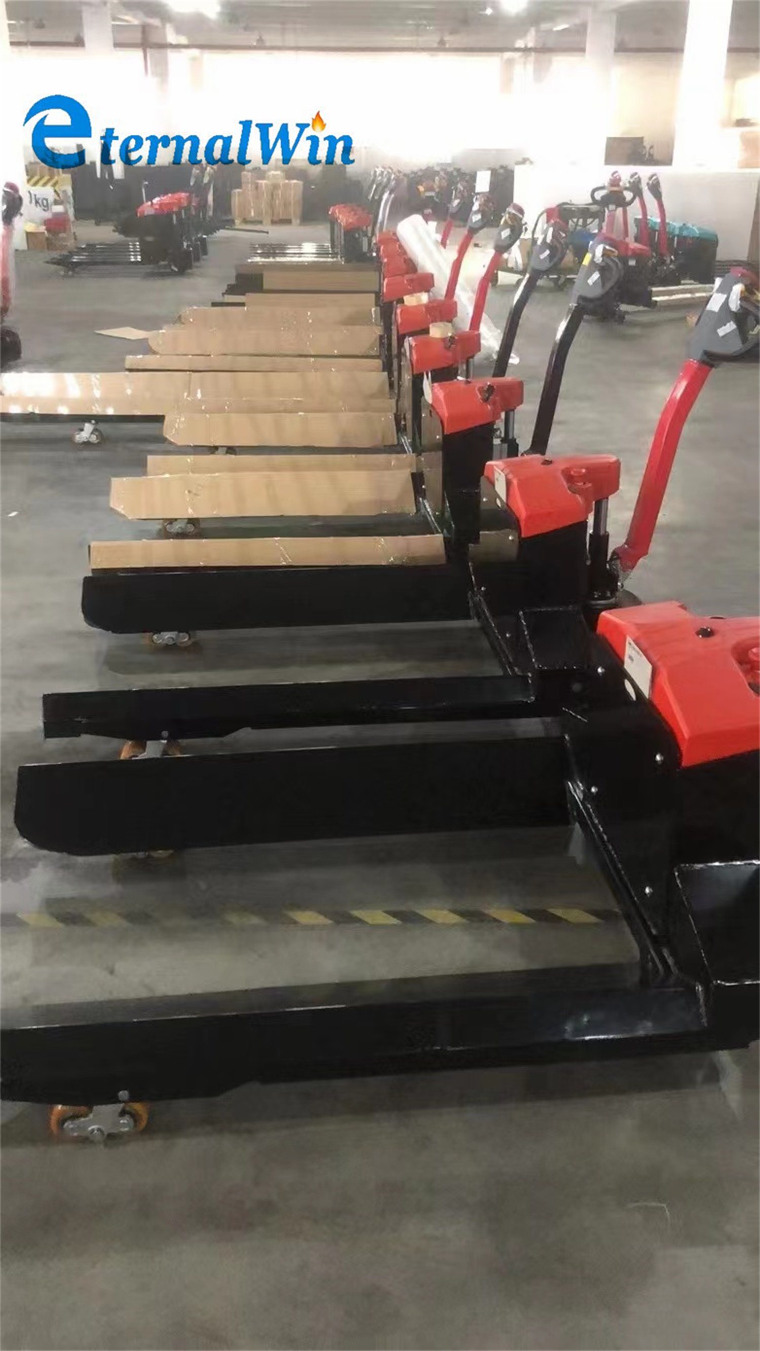 Reel Carrying Pallet Truck Roll Pallet Truck Paper Roll Transporter