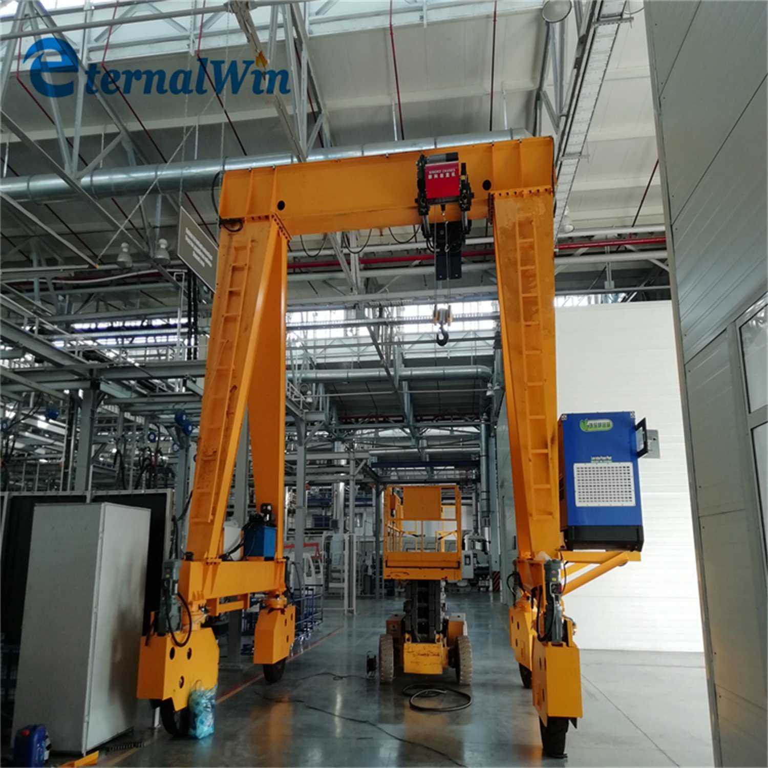 China 
                Rtg Model Double Girder Rubber Tired 30 Ton Container Gantry Crane Factory Direct Price
             supplier