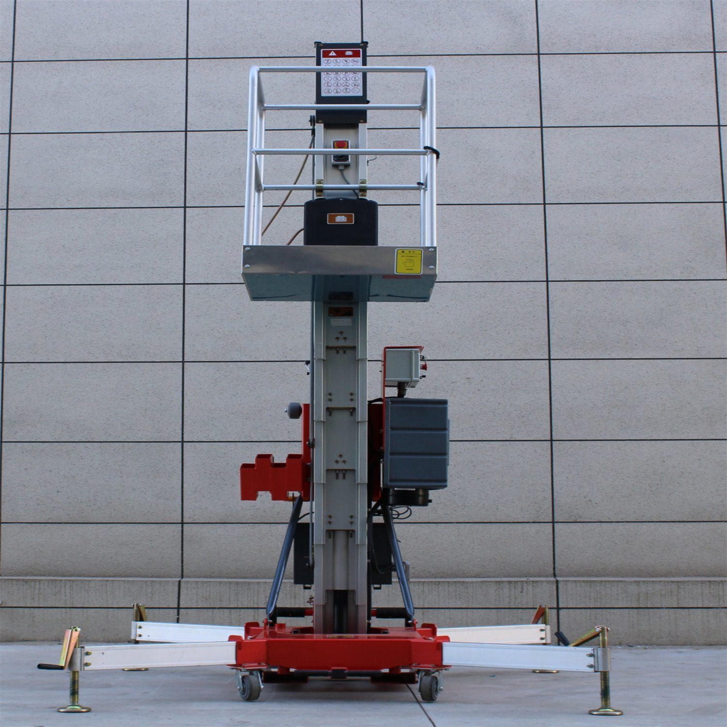 Self-Propelled Vertical Mast Indoor Aerial Work Platform