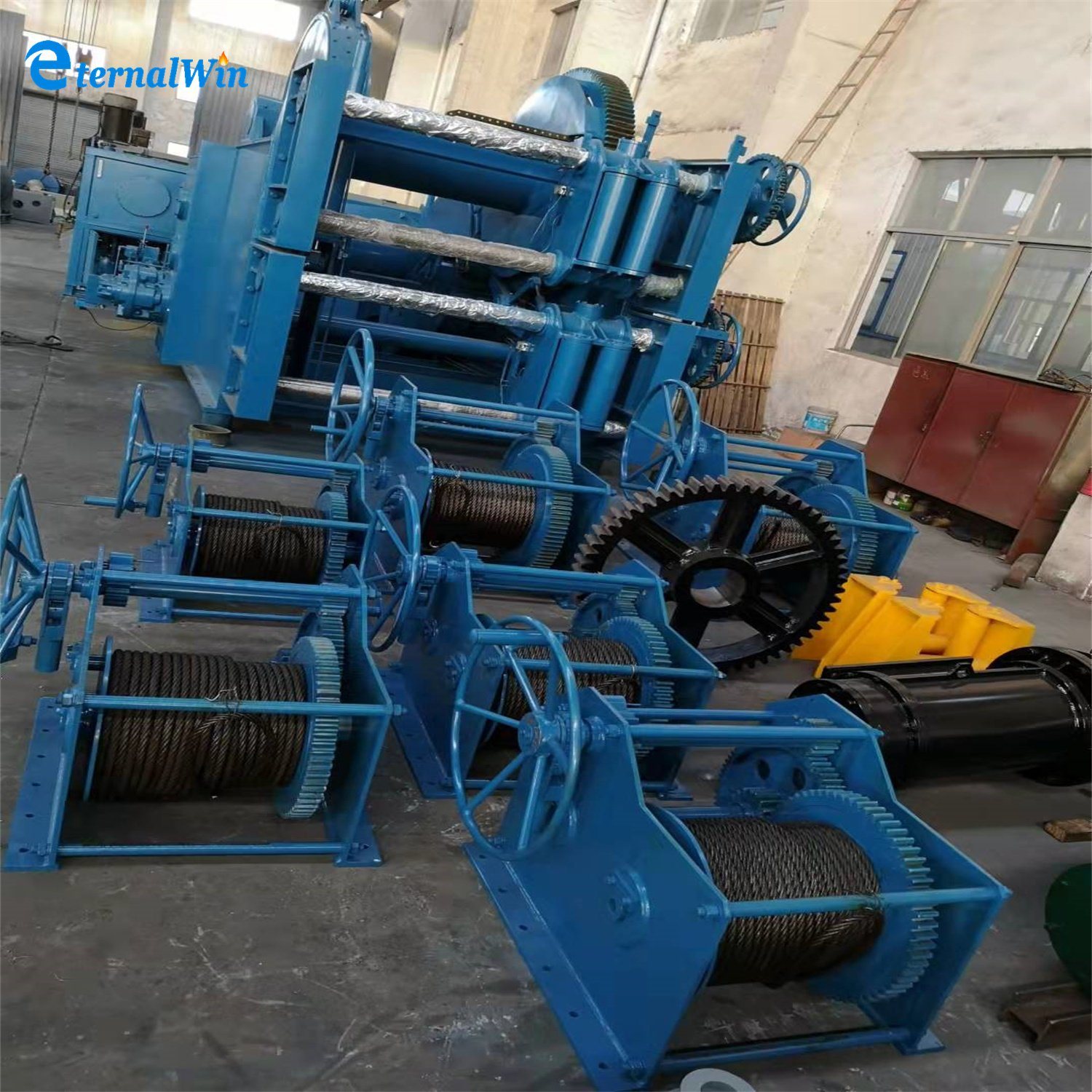 Ship Boat Marine Hydraulic Single Drum Anchor Winch with Warping Drum