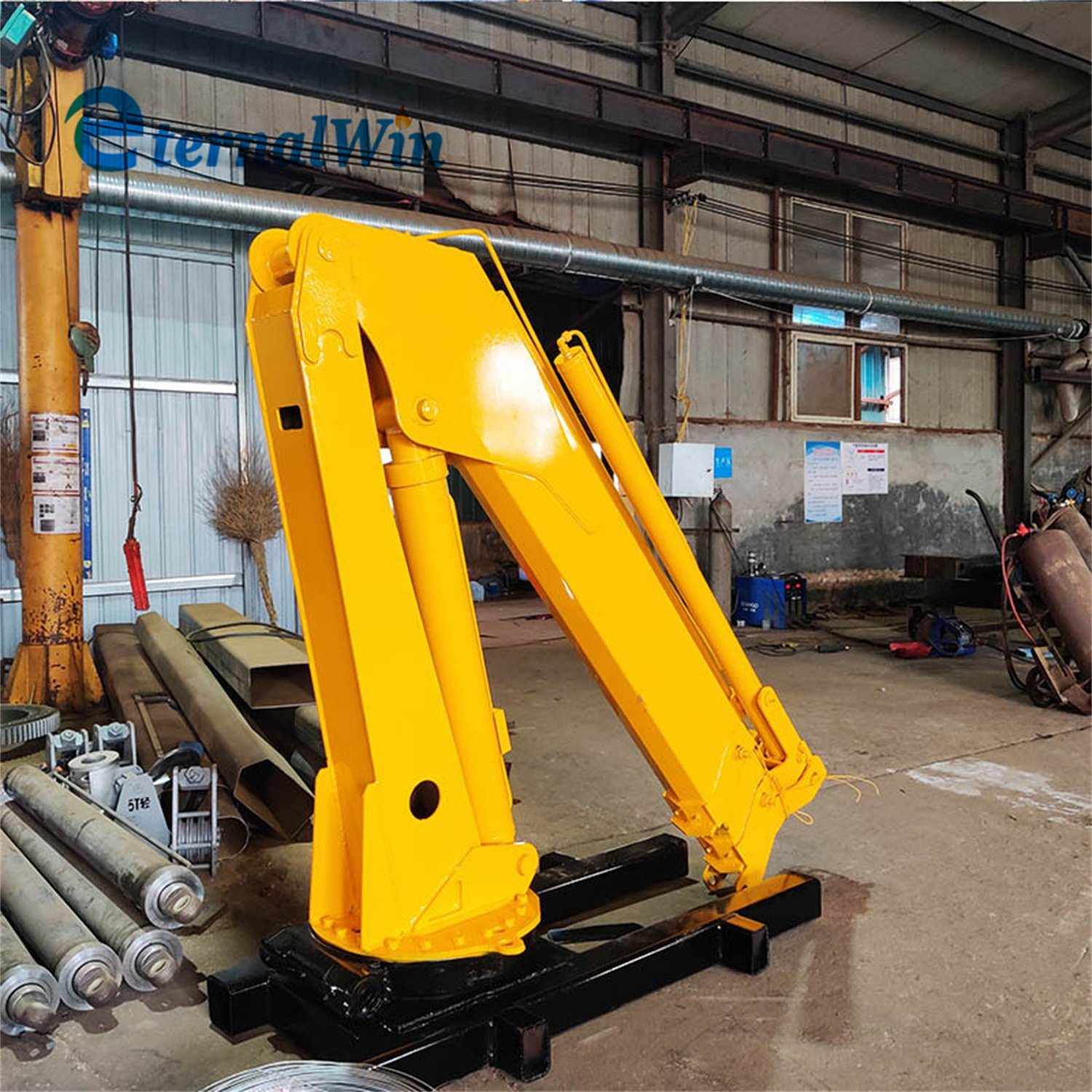 China 
                Ship Crane Small Lifting Hydraulic System Marine Deck Crane for Boat
             supplier