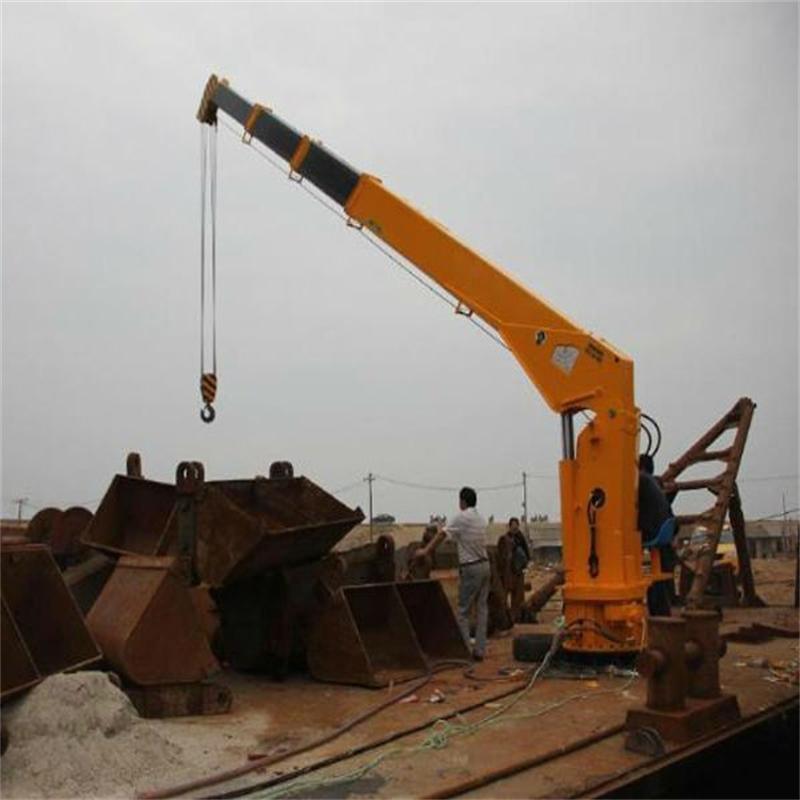 
                Ship Deck Davit Cranes Factory Supply Fixed Swing Slewing Crane for Ship Boat
            