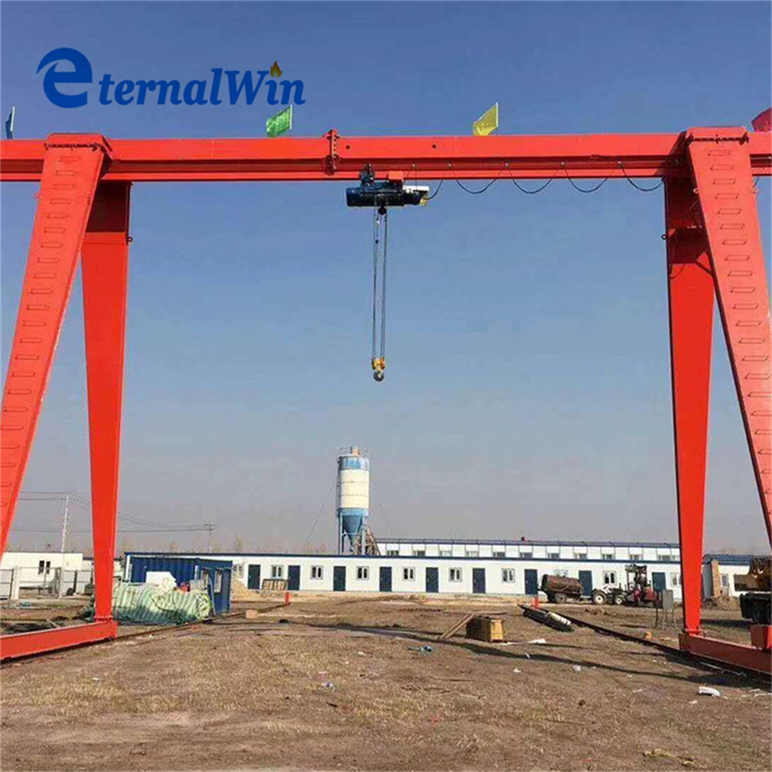 Chine 
                grue à portique frais généraux à faisceau unique de 10 tonnes 5 tonnes pour le Marbre de 25 tonnes/usine de béton
             fournisseur