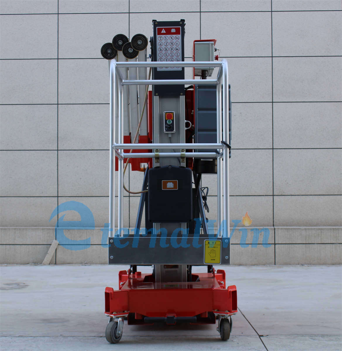 Single Double Mast Electric Aluminum Telescopic Lift Aerial Work Platform