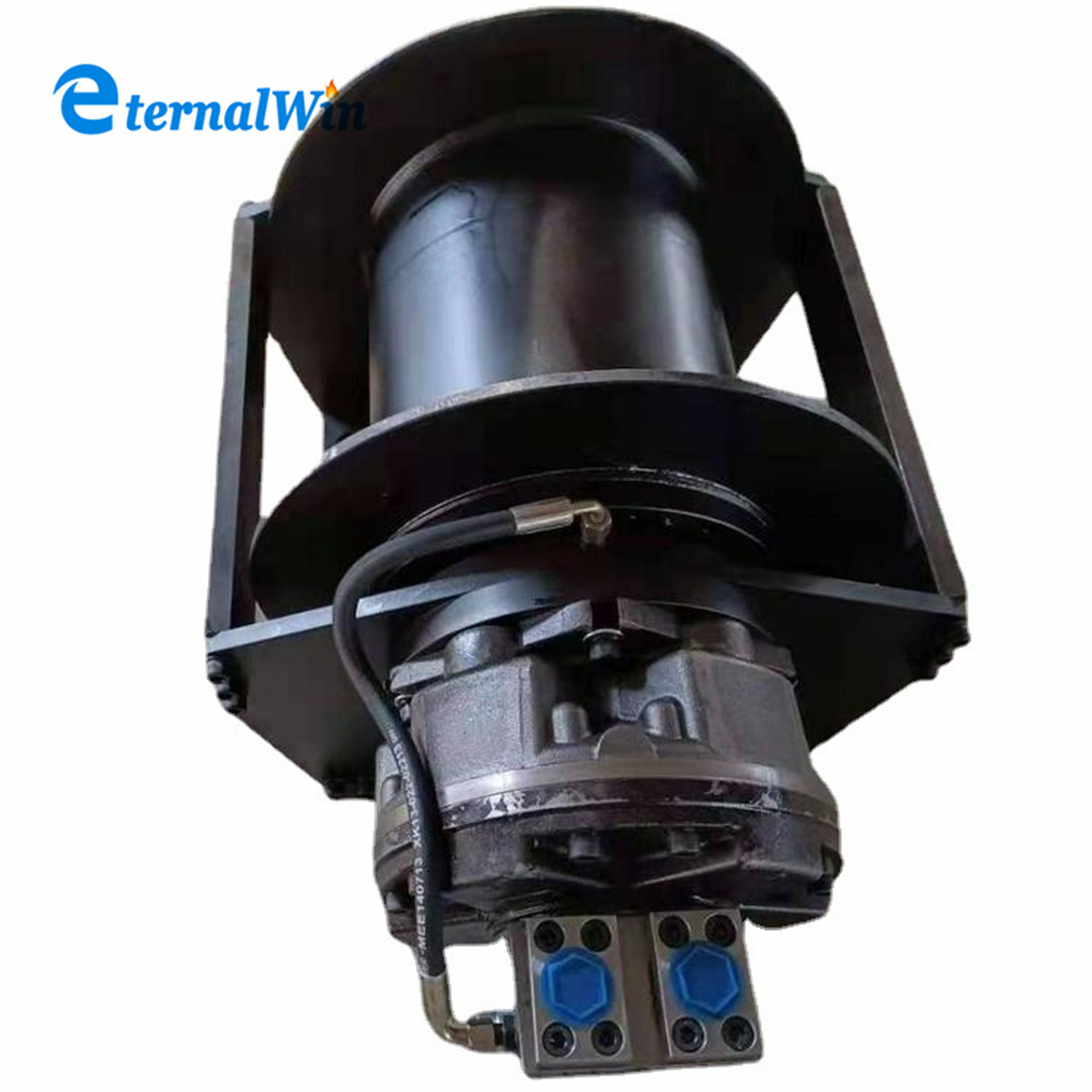 
                Hydraulische lier met één trommel, 1 ton/2 ton/3 ton, voor trekkers/anker/graafmachine/garnaal Boot/visnet
            