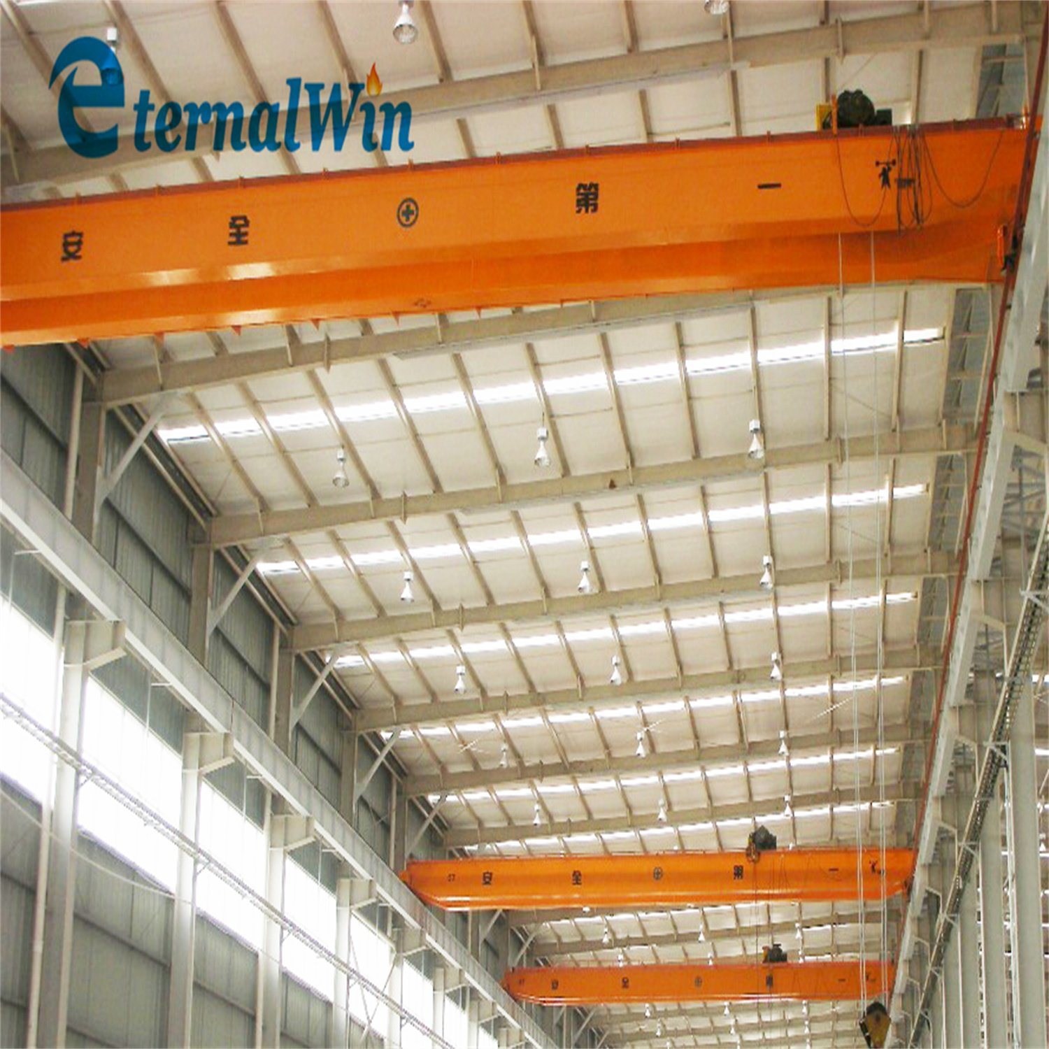 Single Girder Overhead Crane with Electric Hoist for Used in Workshop