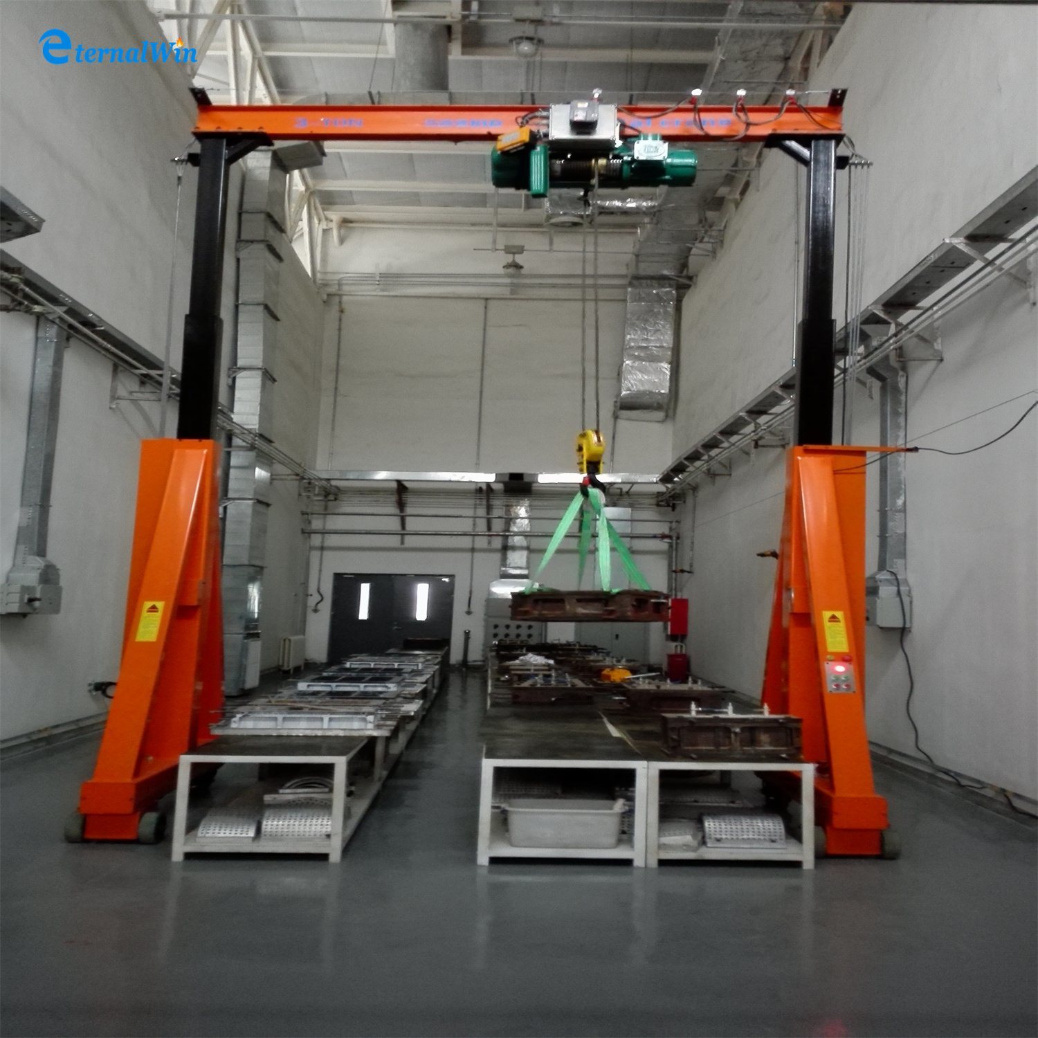 Single Girder Small Light Duty Mobile Portable Mini Movable Adjustable Height Gantry Crane with Low Price