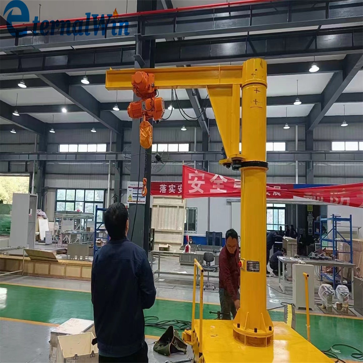 China 
                Zwenken Mobile wand gemonteerde draagbare Jib kraan te koop
             leverancier