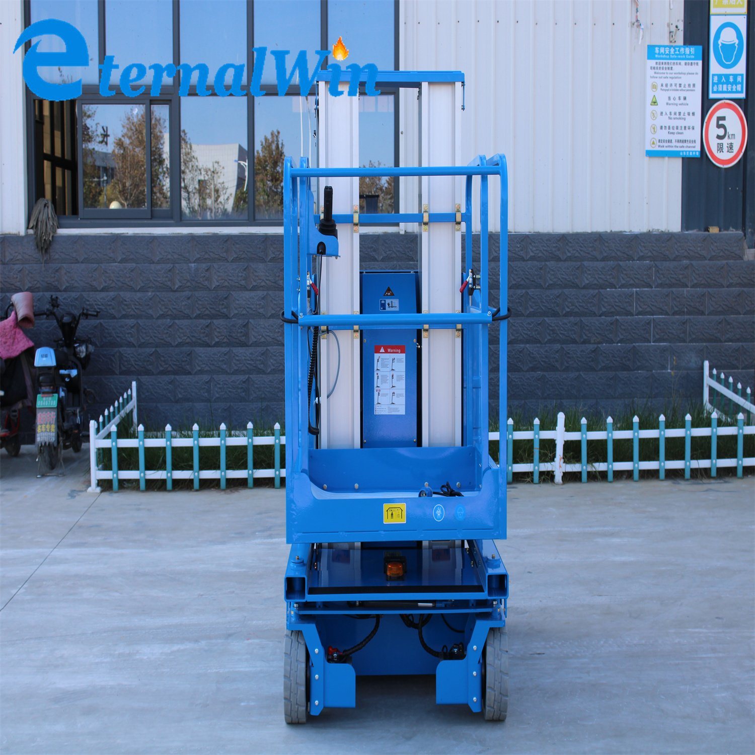 Small Aerial Mobile One Man Lift/Window Cleaning Elevator Aluminum Lift/Aerial Personal Lift Ladder