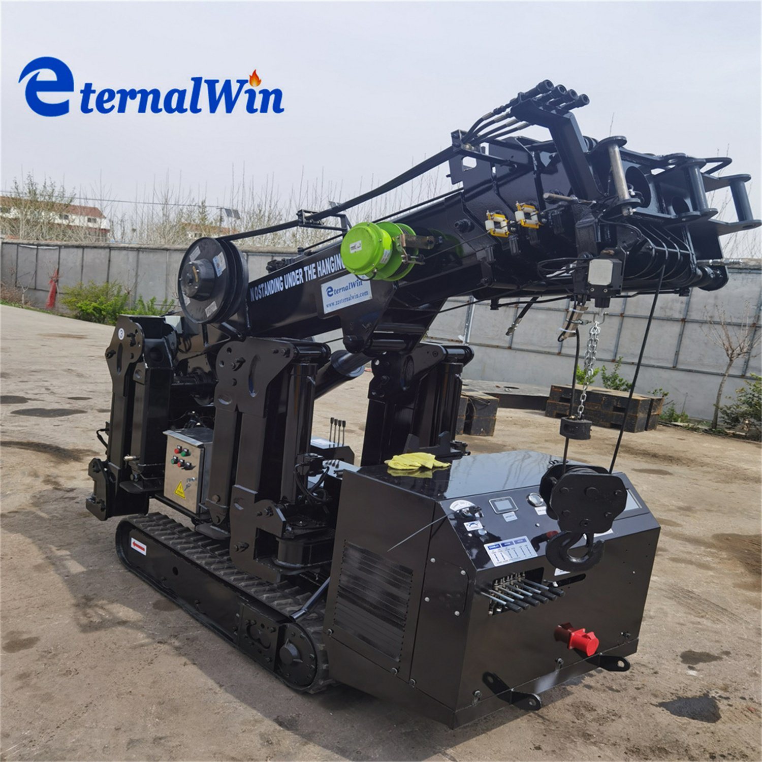 Small Mobile Electric Spider Crane for Workshop