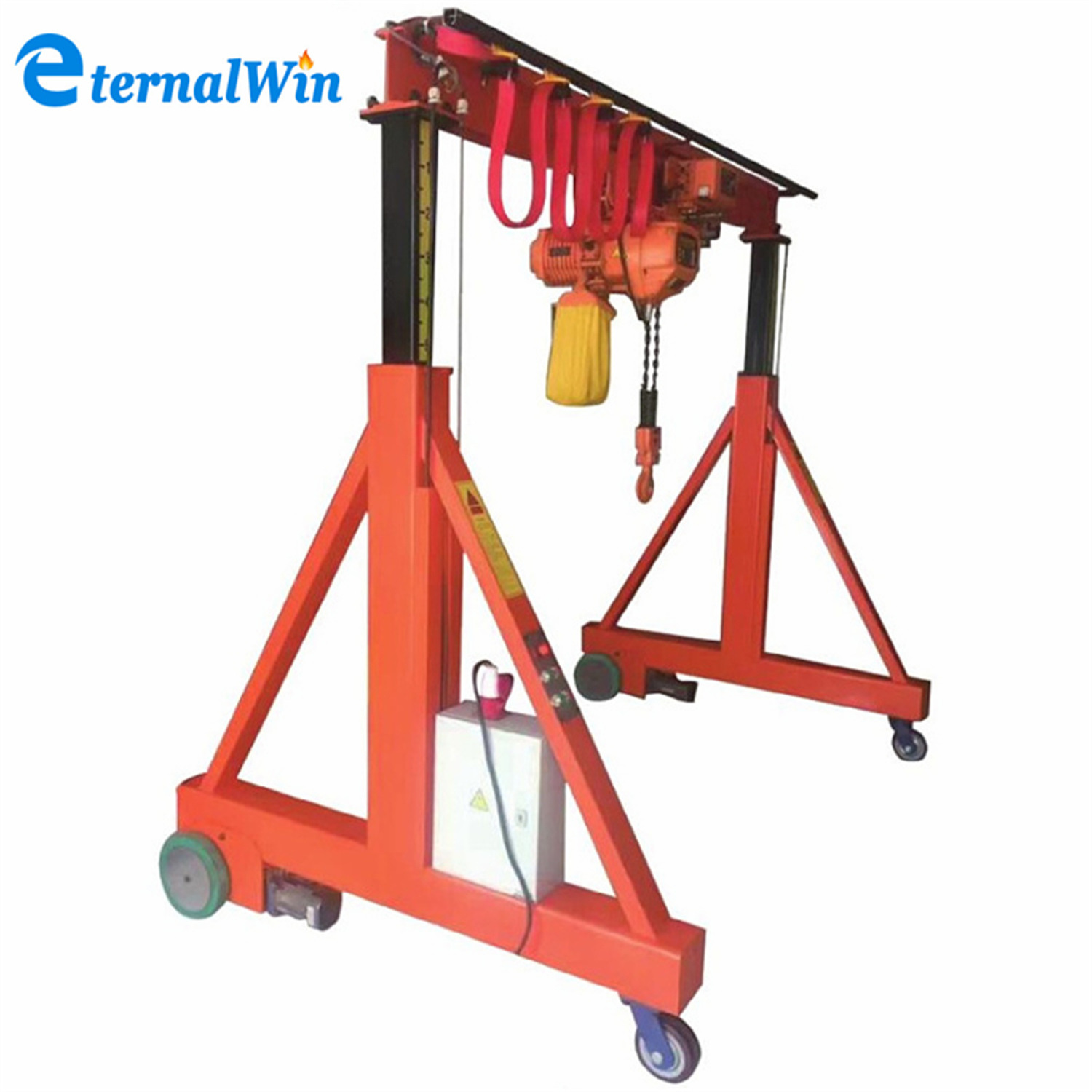 China 
                Small Mobile Portable Height Adjustable Gantry Crane 5 Ton for Sale
             supplier