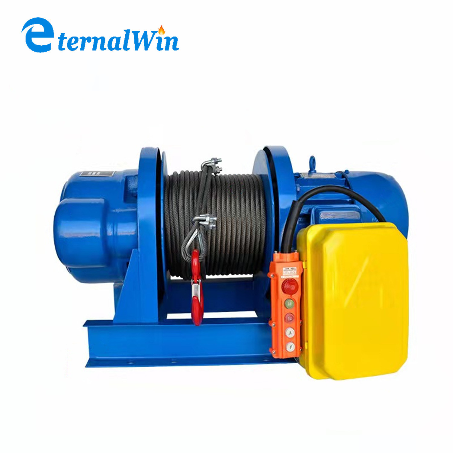 Small Portable Puller Machine Electric Cable Winch 1t