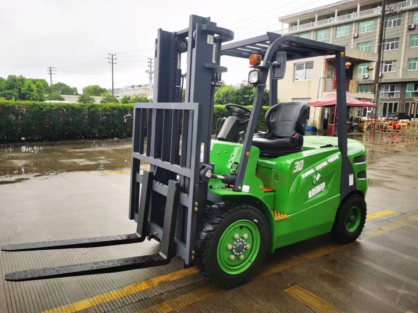 Snow Plow Forklift