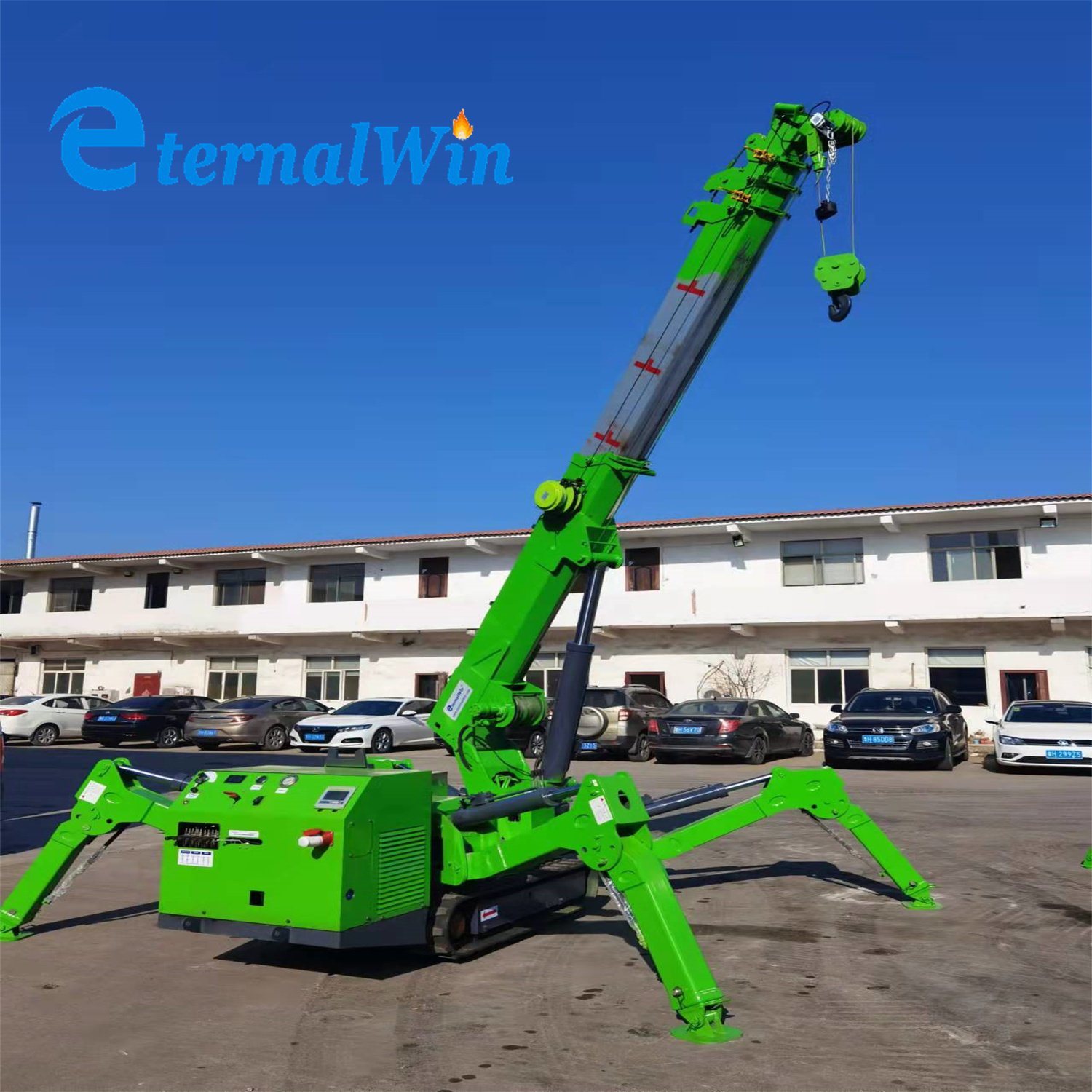 Spider Crane 3 5 8 Tons Spider Mini Hydraulic Telescope Crane with CE Certificate Moving Small Crane Home Use